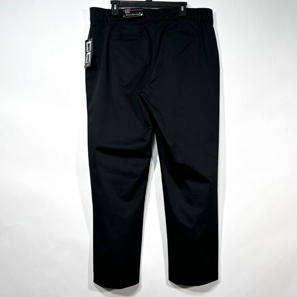 NWT Kim Rogers Black Curvy Straight Leg Sits At Waist Tummy Panel Pants Size 18 - Picture 13 of 15